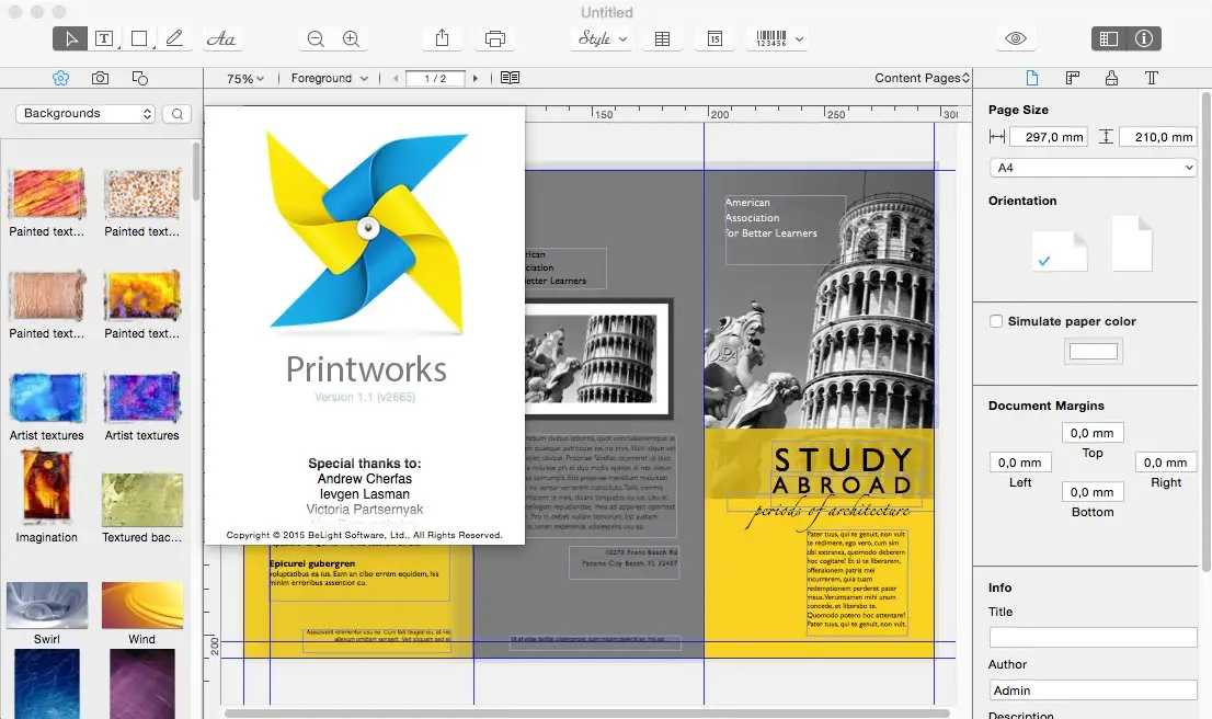 Printworks 1.1.2665 Multilingual Mac OS X