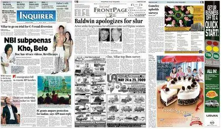 Philippine Daily Inquirer – May 22, 2009