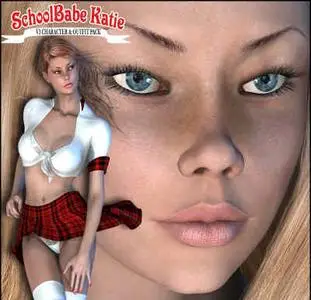 SchoolBabe Katie - Character & Outfit Pack