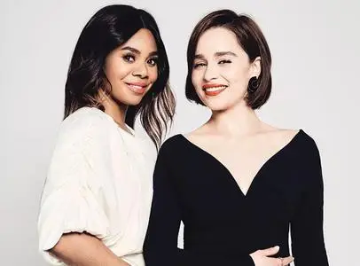 Emilia Clarke and Regina Hall by Shayan Asgharnia for Variety Studio: Actors on Actors