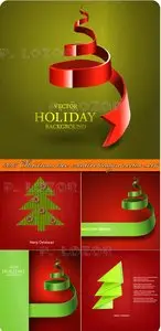 2013 Christmas tree creative design vector set 7