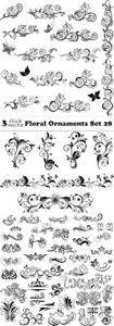 Vectors - Floral Ornaments Set 28