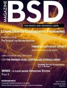 BSD Magazine - Vol10 - No.09 - Issue 8, 2016