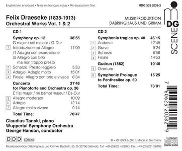 George Hanson, Wuppertal Symphony Orchestra - Felix Draeseke: Orchestral Works (1999/2001)