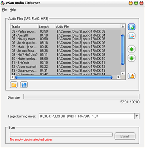 eSan Audio CD Burner 3.0