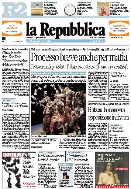 La Repubblica (08-12-09)
