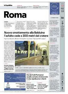 la Repubblica Roma - 18 Febbraio 2018