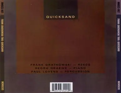 Frank Gratkowski Trio - Quicksand (2001) {Meniscus ‎MNSCS 007}