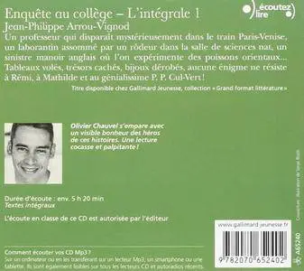 Jean-Philippe Arrou-Vignod, "Enquête au collège: L'intégrale 1"