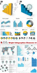 Vectors - Bright Infographics Elements 10