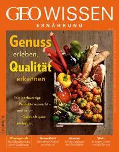 Geo Wissen Ernährung - Nr.3 2017