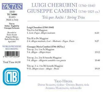 Trio Hegel - Cherubini & Cambini: String Trios (2016)