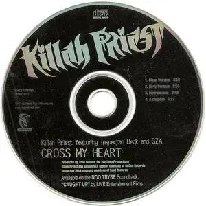 Killah Priest featuring Inspectah Deck & GZA - Cross My Heart (US promo CD5) (1997) {Noo Trybe/Virgin}