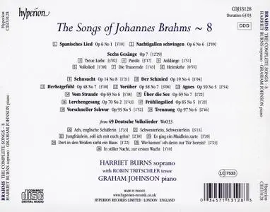 Harriet Burns, Graham Johnson - Johannes Brahms: The Complete Songs, Vol. 8 (2019)