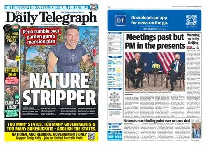 The Daily Telegraph (Sydney) – September 27, 2021