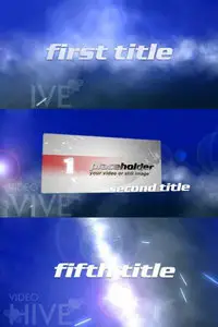 Videohive After Effect project - Titles fly through clouds
