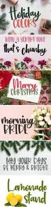 Holiday Colors Font