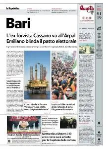 la Repubblica Bari - 8 Gennaio 2019