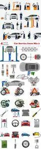 Vectors - Car Service Icons Mix 9