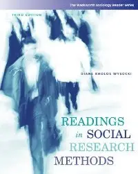 Readings in Social Research Methods (repost)