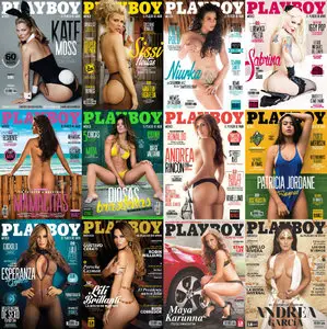 Playboy Mexico Magazine - 2014 Full Year Issues Collection