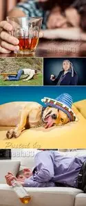 Stock Photo - Drunk People