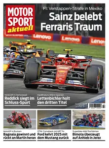 Motorsport aktuell - 29 Oktober 2024