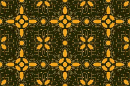 EE - Yellow Abstract Seamless Pattern Illustration WX4UDJX