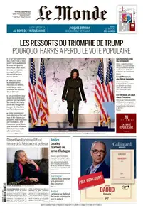 Le Monde du Vendredi 8 Novembre 2024