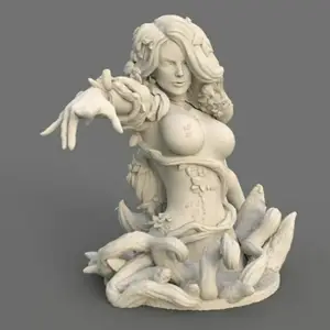 MCM3D - Poison Ivy - Batman - 3D Print Model STL