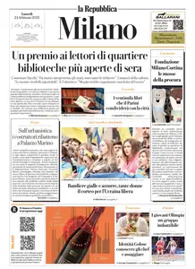 la Repubblica Milano - 24 Febbraio 2025
