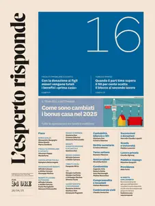 Il Sole 24 Ore L'Esperto Risponde - 28 Aprile 2025