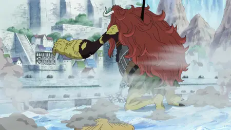 One Piece (1999 S13E84 The Winner Will Be Justice Sengokus Strategy Is Put Into Action! Koten Gars