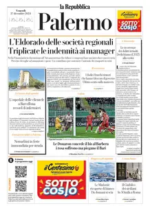 la Repubblica Palermo - 27 Dicembre 2024