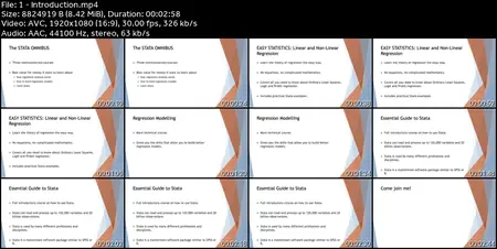 The STATA OMNIBUS: Regression and Modelling with STATA