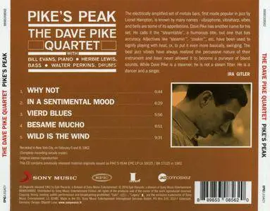 The Dave Pike Quartet - Pike's Peak (1962) {Epic 88985308562 rel 2016}