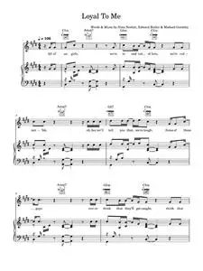 Loyal to me - Nina Nesbitt (Piano-Vocal-Guitar (Piano Accompaniment))