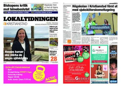 Lokaltidningen Kristianstad – 14 september 2019