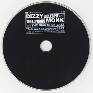 Dizzy Gillespie & Thelonious Monk with the Giants of Jazz - Unissued In Europe 1971 (2008) {2CD Set Gambit Records 69301}