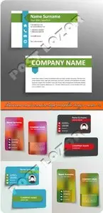 Business cards creative style template design vector 23