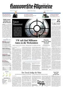 Hannoversche Allgemeine Zeitung - 30.09.2015