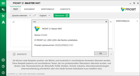 PROMT 21 Master NMT v21.0.23 Multilingual