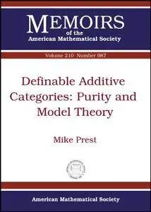 Definable Additive Categories: Purity and Model Theory (Memoirs of the American Mathematical Society)