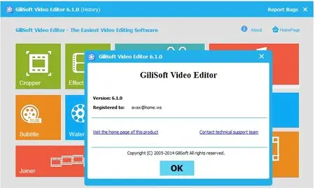 GiliSoft Video Editor 6.1.0 DC 31.03.2014
