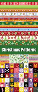 Christmas Patterns Vector 2