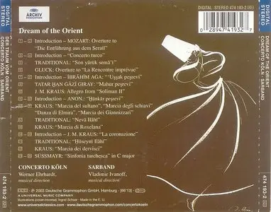 Dream of the Oriente · Concerto Koln · Sarband