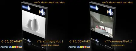 Cinema 4D Vray Tutorial vol.1: Fundamentals & vol.2: Light Sculpting (Repack)