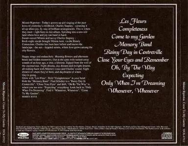 Minnie Riperton - Come To My Garden (1970) [1996, Japan]