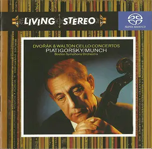Dvorak: Concerto in B minor / Walton: Cello Concerto - Gregor Piatigorsky, Munch (2005) {Hybrid-SACD // ISO & HiRes FLAC}