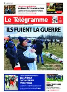 Le Télégramme Lorient – 28 février 2022